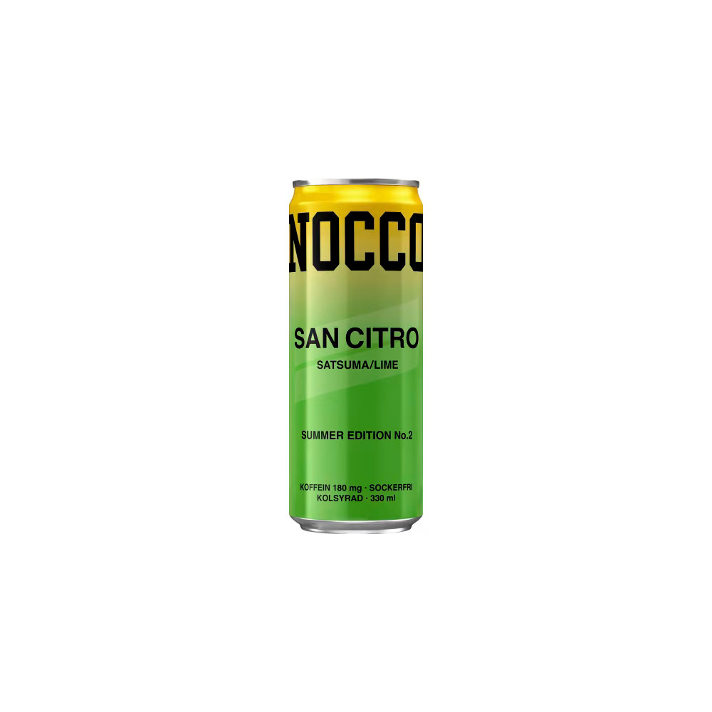 Produktbild för Nocco San Citro Satsuma/lime Energidryck 33 cl