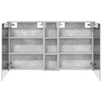 Produktbild för Badrumsskåpsset 3 pcs 120 x 14,5 x 70 cm Konstruerat trä