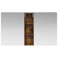 Produktbild för Badrumsskåpsset 3 pcs 120 x 14,5 x 70 cm Konstruerat trä