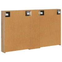 Produktbild för Badrumsskåpsset 3 pcs 120 x 14,5 x 70 cm Konstruerat trä