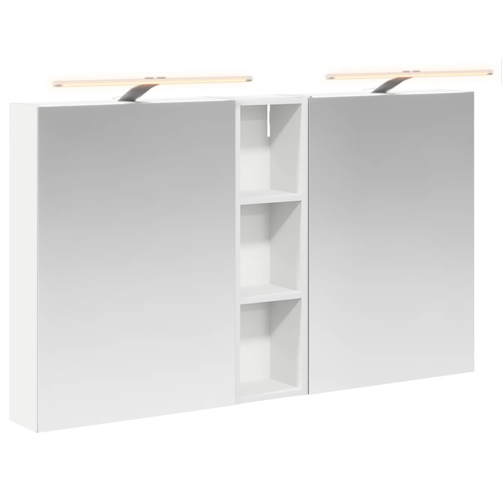Produktbild för Badrumsskåpsset 3 pcs 120 x 14,5 x 70 cm Konstruerat trä
