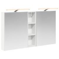 Produktbild för Badrumsskåpsset 3 pcs 120 x 14,5 x 70 cm Konstruerat trä