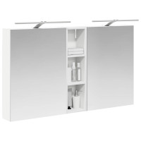Produktbild för Badrumsskåpsset 3 pcs 120 x 14,5 x 70 cm Konstruerat trä
