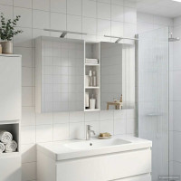Produktbild för Badrumsskåpsset 3 pcs 120 x 14,5 x 70 cm Konstruerat trä
