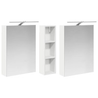 Produktbild för Badrumsskåpsset 3 pcs 120 x 14,5 x 70 cm Konstruerat trä