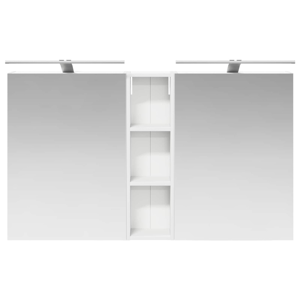 Produktbild för Badrumsskåpsset 3 pcs 120 x 14,5 x 70 cm Konstruerat trä