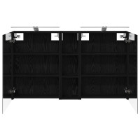 Produktbild för Badrumsskåpsset 3 pcs 120 x 14,5 x 70 cm Konstruerat trä