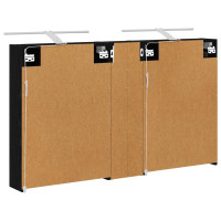 Produktbild för Badrumsskåpsset 3 pcs 120 x 14,5 x 70 cm Konstruerat trä