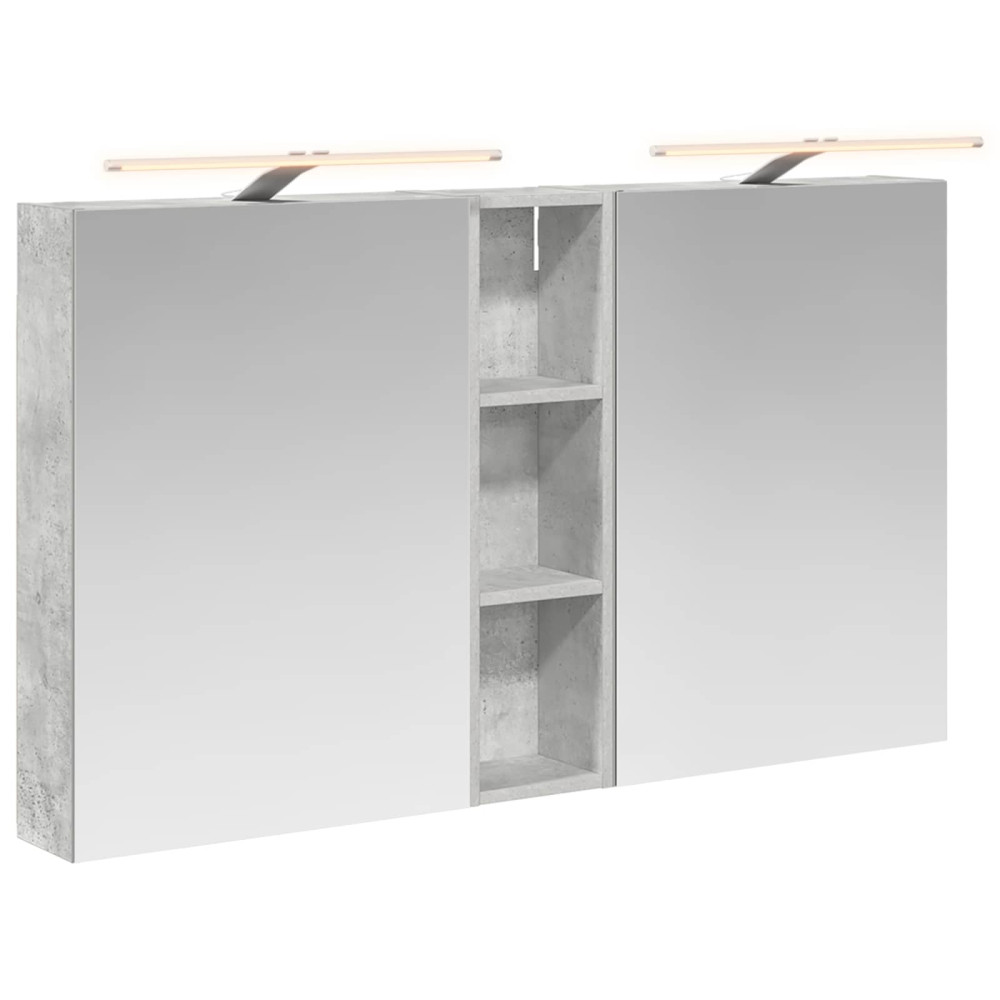 Produktbild för Badrumsskåpsset 3 pcs 120 x 14,5 x 70 cm Konstruerat trä