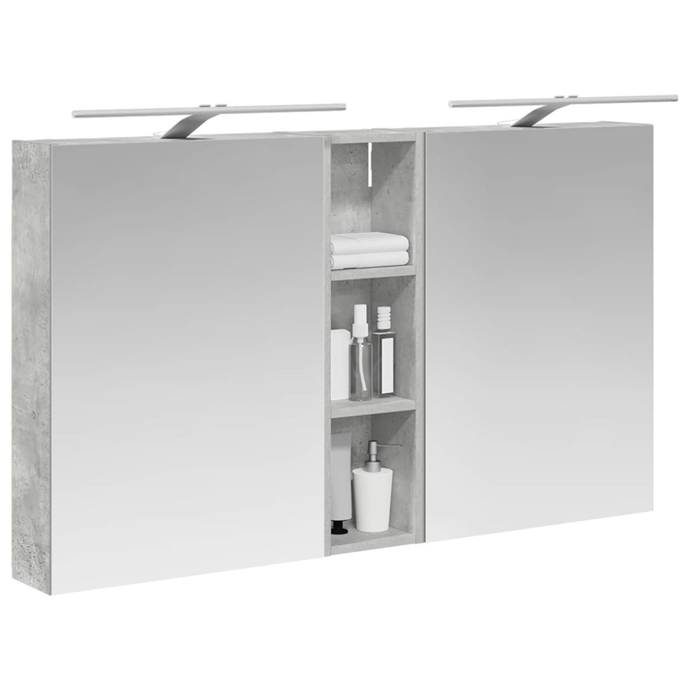 Produktbild för Badrumsskåpsset 3 pcs 120 x 14,5 x 70 cm Konstruerat trä