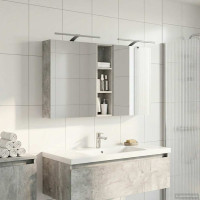 Produktbild för Badrumsskåpsset 3 pcs 120 x 14,5 x 70 cm Konstruerat trä