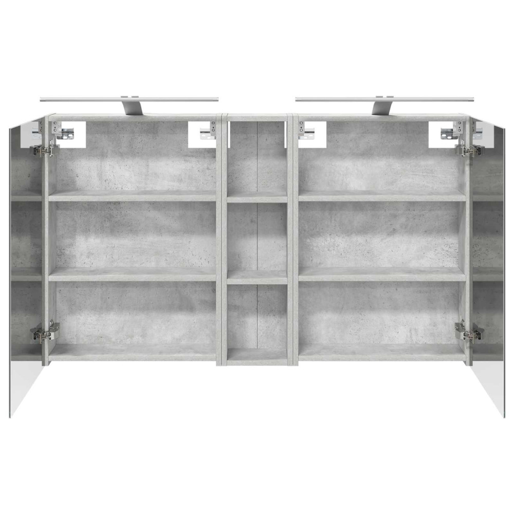 Produktbild för Badrumsskåpsset 3 pcs 120 x 14,5 x 70 cm Konstruerat trä