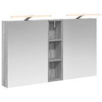 Produktbild för Badrumsskåpsset 3 pcs 120 x 14,5 x 70 cm Konstruerat trä