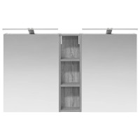 Produktbild för Badrumsskåpsset 3 pcs 120 x 14,5 x 70 cm Konstruerat trä