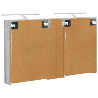 Produktbild för Badrumsskåpsset 3 pcs 120 x 14,5 x 70 cm Konstruerat trä