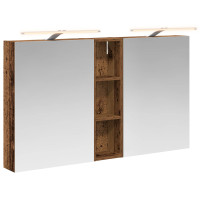 Produktbild för Badrumsskåpsset 3 pcs 120 x 14,5 x 70 cm Konstruerat trä