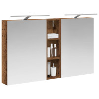 Produktbild för Badrumsskåpsset 3 pcs 120 x 14,5 x 70 cm Konstruerat trä