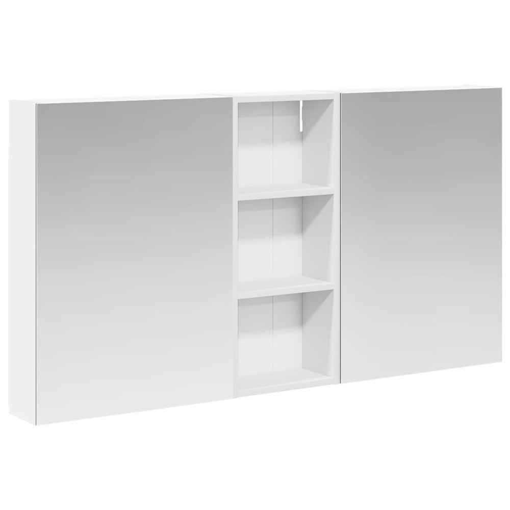 Produktbild för Badrumsskåpsset 3 pcs 130 x 14,5 x 70 cm Konstruerat trä