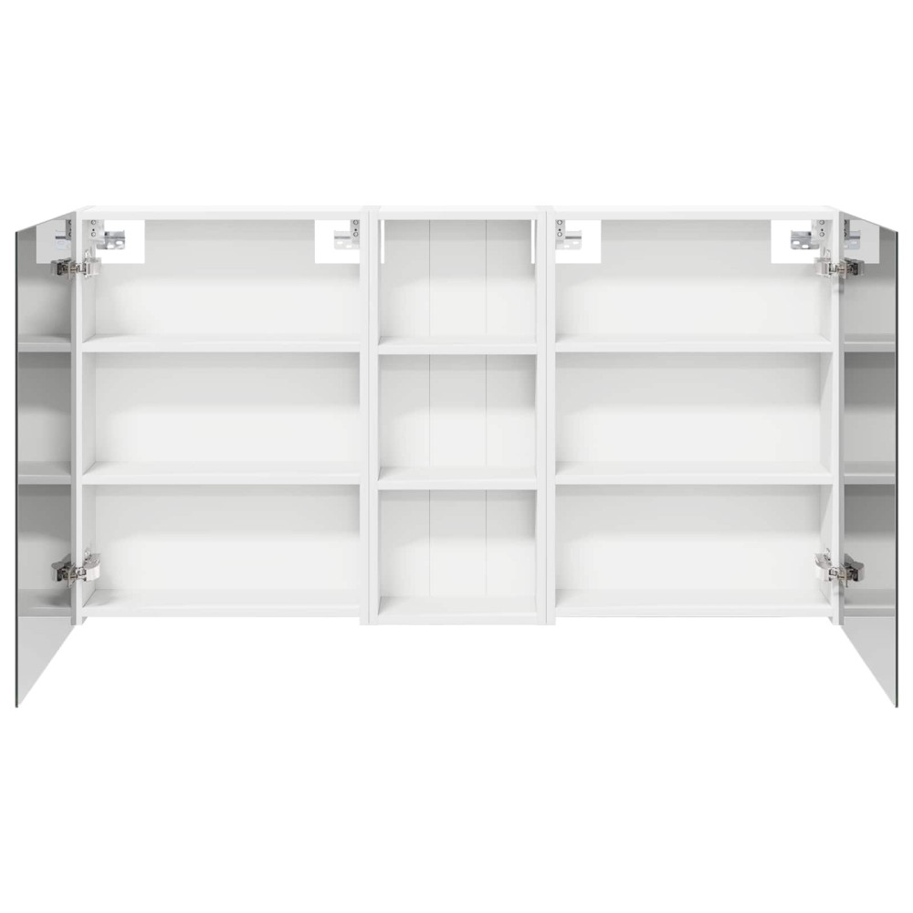 Produktbild för Badrumsskåpsset 3 pcs 130 x 14,5 x 70 cm Konstruerat trä