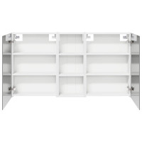 Produktbild för Badrumsskåpsset 3 pcs 130 x 14,5 x 70 cm Konstruerat trä