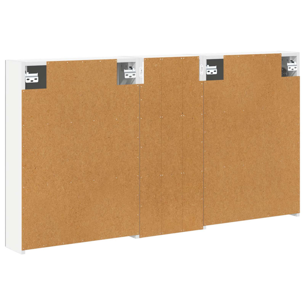 Produktbild för Badrumsskåpsset 3 pcs 130 x 14,5 x 70 cm Konstruerat trä