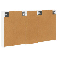 Produktbild för Badrumsskåpsset 3 pcs 130 x 14,5 x 70 cm Konstruerat trä