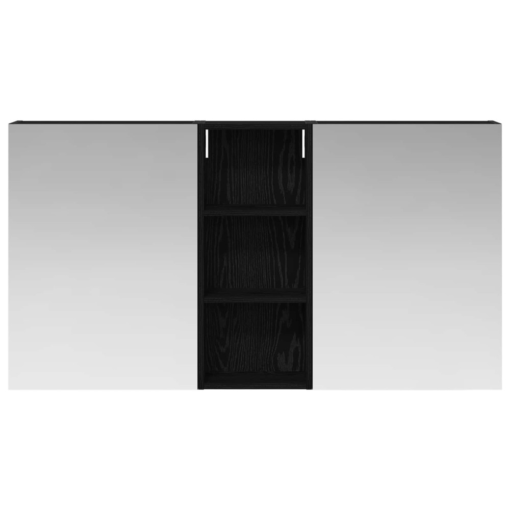 Produktbild för Badrumsskåpsset 3 pcs 130 x 14,5 x 70 cm Konstruerat trä