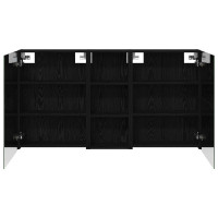Produktbild för Badrumsskåpsset 3 pcs 130 x 14,5 x 70 cm Konstruerat trä