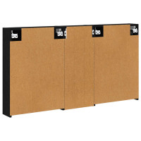 Produktbild för Badrumsskåpsset 3 pcs 130 x 14,5 x 70 cm Konstruerat trä