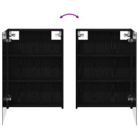 Produktbild för Badrumsskåpsset 3 pcs 130 x 14,5 x 70 cm Konstruerat trä