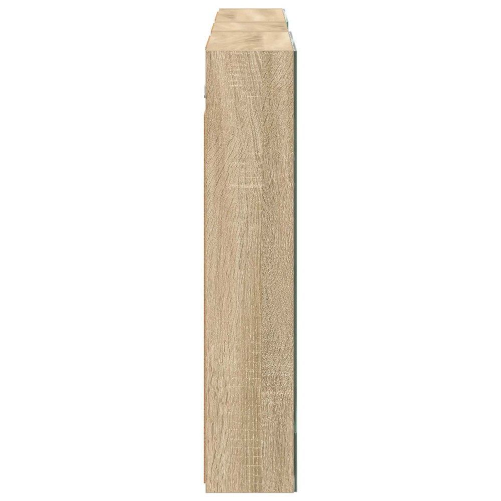 Produktbild för Badrumsskåpsset 3 pcs 130 x 14,5 x 70 cm Konstruerat trä