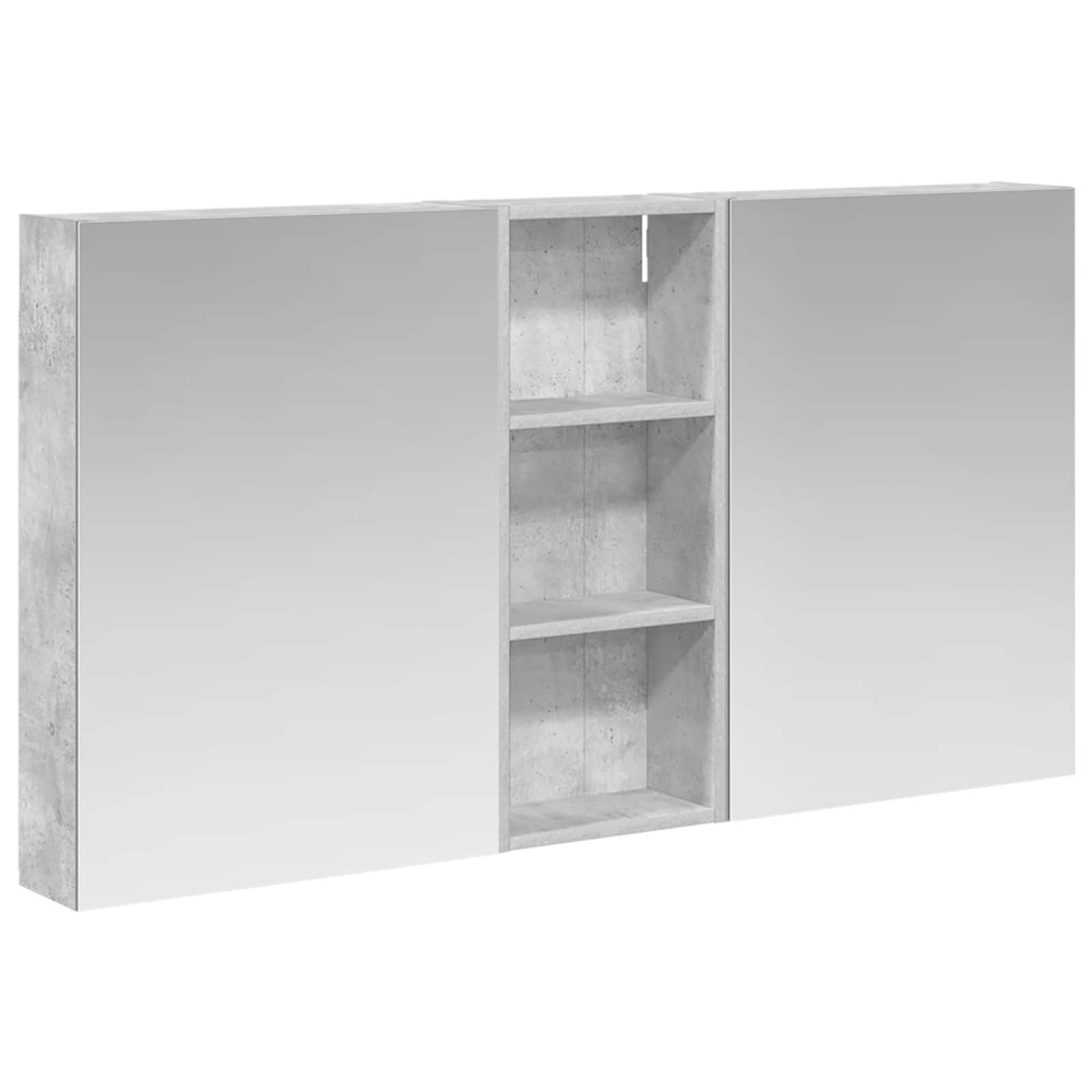 Produktbild för Badrumsskåpsset 3 pcs 130 x 14,5 x 70 cm Konstruerat trä