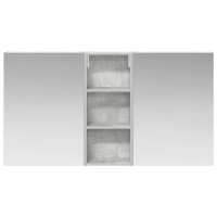 Produktbild för Badrumsskåpsset 3 pcs 130 x 14,5 x 70 cm Konstruerat trä