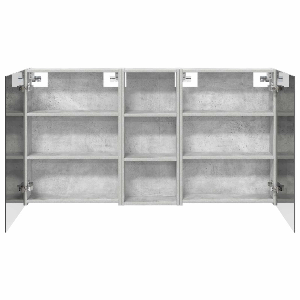 Produktbild för Badrumsskåpsset 3 pcs 130 x 14,5 x 70 cm Konstruerat trä