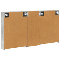 Produktbild för Badrumsskåpsset 3 pcs 130 x 14,5 x 70 cm Konstruerat trä