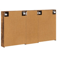 Produktbild för Badrumsskåpsset 3 pcs 130 x 14,5 x 70 cm Konstruerat trä