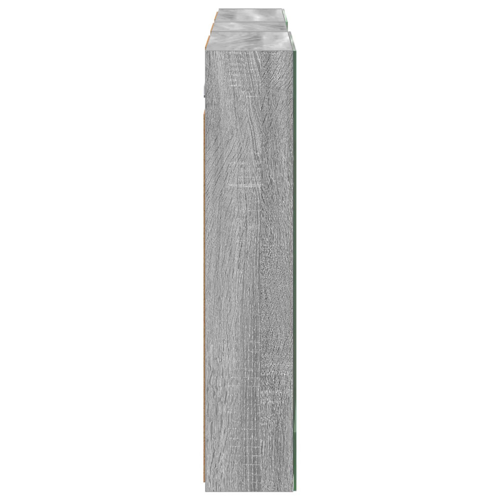 Produktbild för Badrumsskåpsset 3 pcs 130 x 14,5 x 70 cm Konstruerat trä