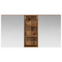 Produktbild för Badrumsskåpsset 3 pcs 130 x 14,5 x 70 cm Konstruerat trä