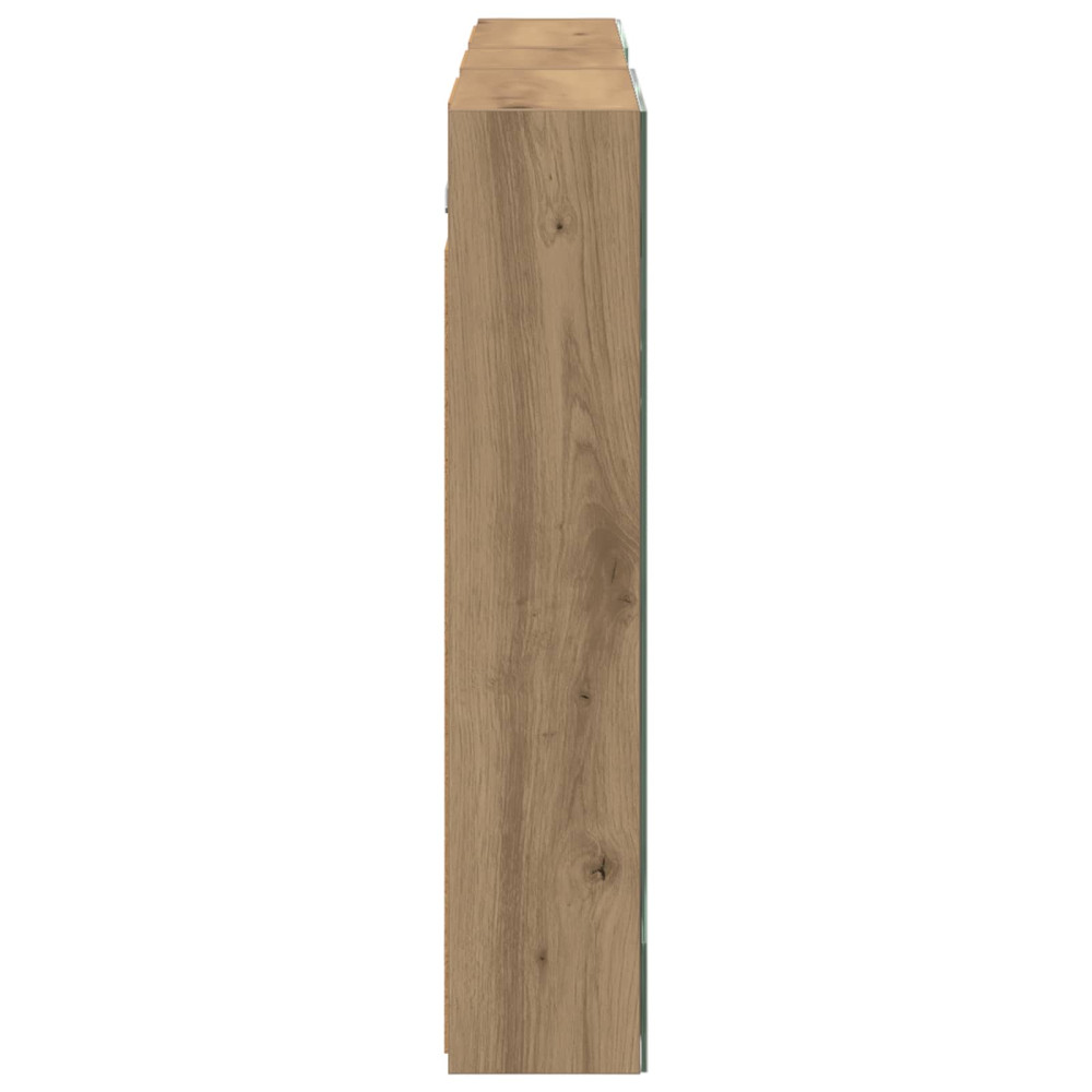 Produktbild för Badrumsskåpsset 3 pcs 130 x 14,5 x 70 cm Konstruerat trä
