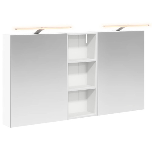 vidaXL Badrumsskåpsset 3 pcs 130 x 14,5 x 70 cm Konstruerat trä