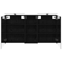 Produktbild för Badrumsskåpsset 3 pcs 130 x 14,5 x 70 cm Konstruerat trä