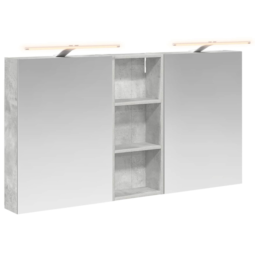 Produktbild för Badrumsskåpsset 3 pcs 130 x 14,5 x 70 cm Konstruerat trä