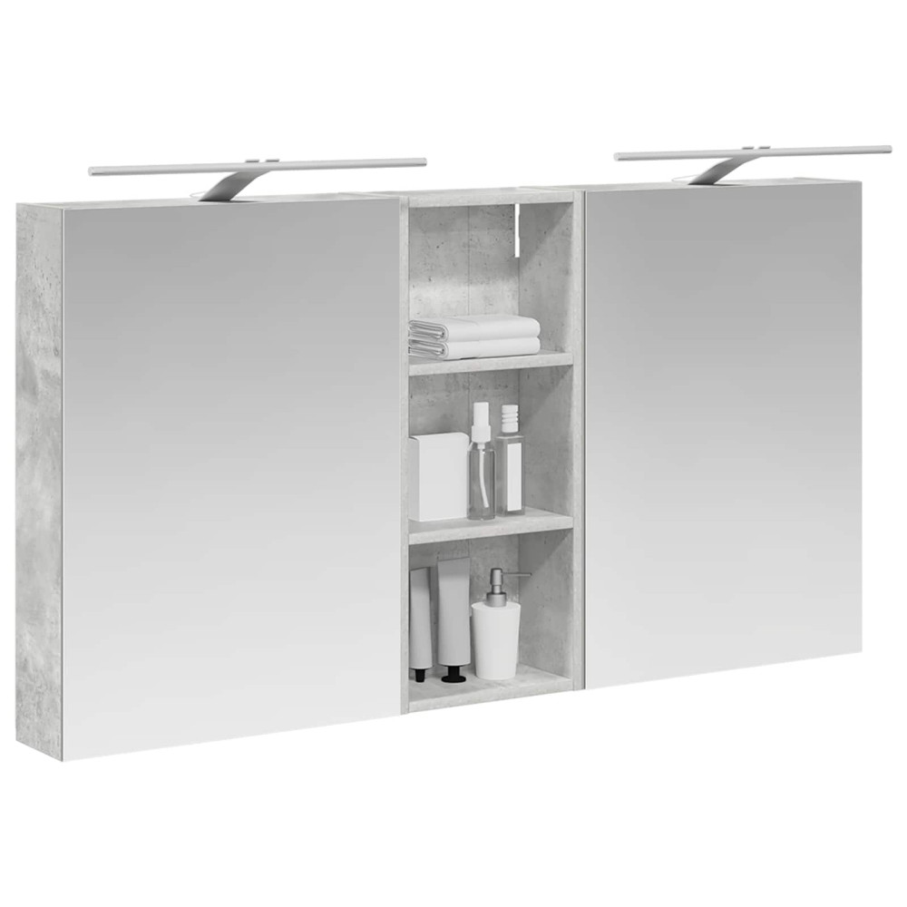 Produktbild för Badrumsskåpsset 3 pcs 130 x 14,5 x 70 cm Konstruerat trä