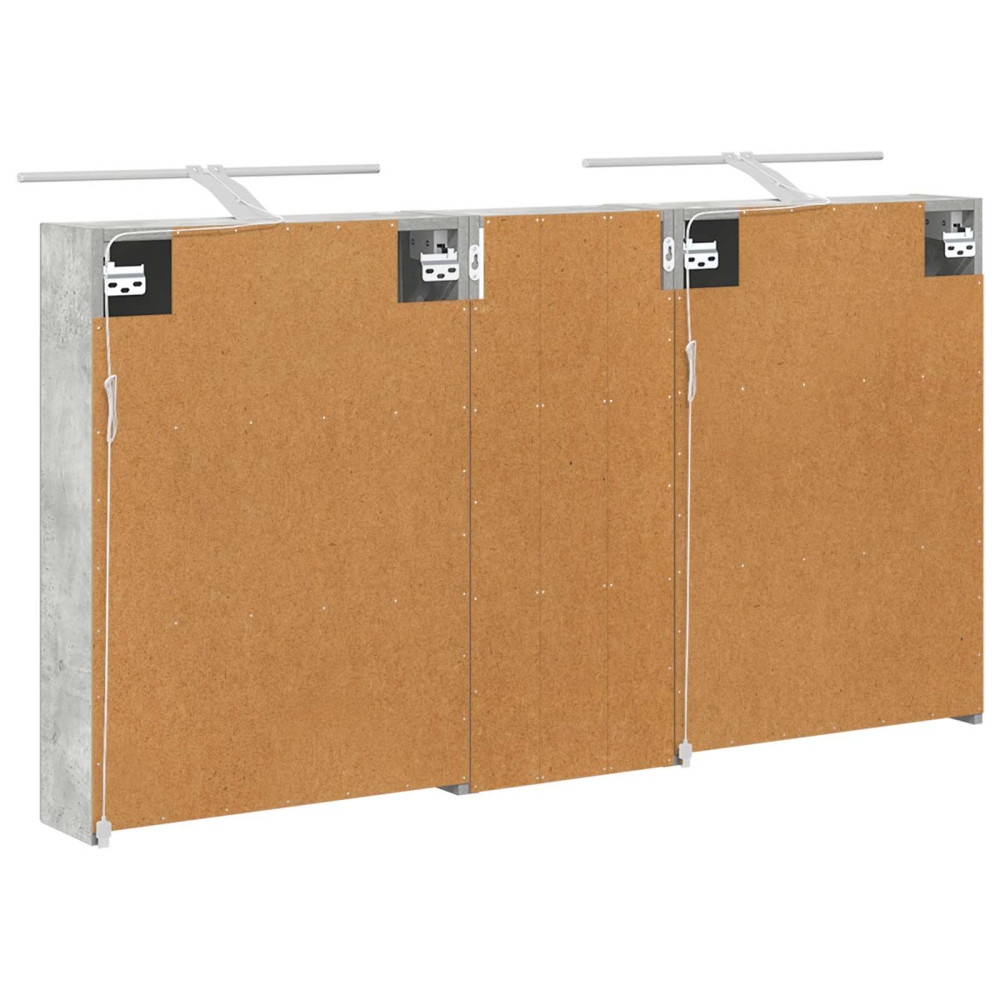 Produktbild för Badrumsskåpsset 3 pcs 130 x 14,5 x 70 cm Konstruerat trä