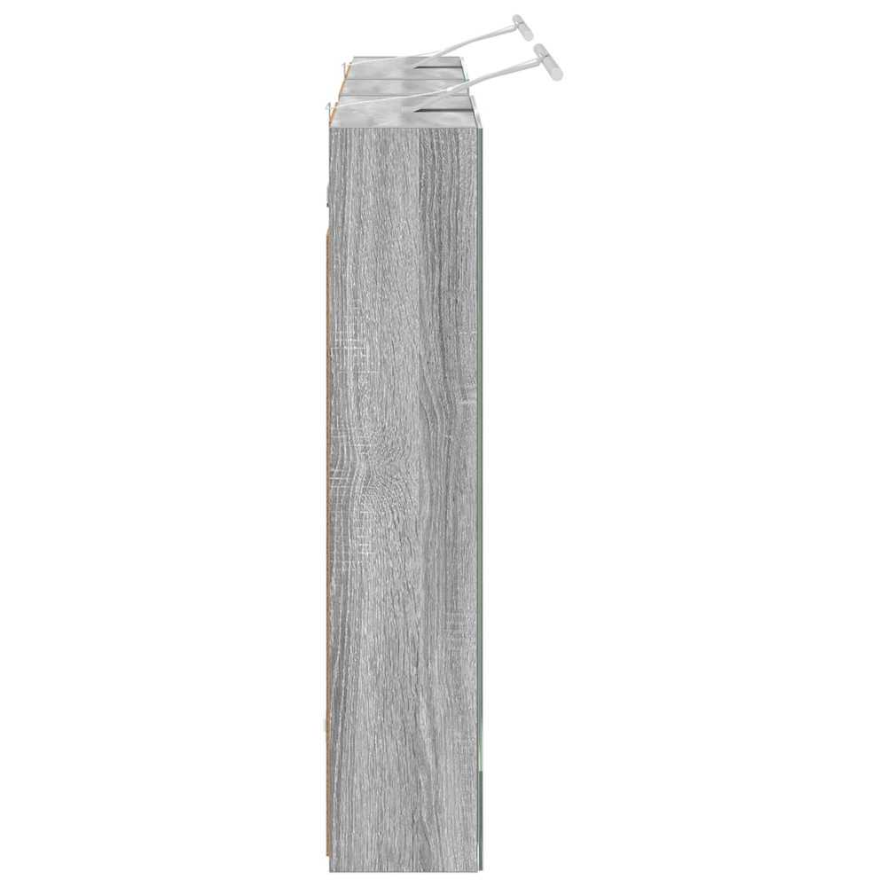Produktbild för Badrumsskåpsset 3 pcs 130 x 14,5 x 70 cm Konstruerat trä
