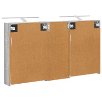 Produktbild för Badrumsskåpsset 3 pcs 130 x 14,5 x 70 cm Konstruerat trä