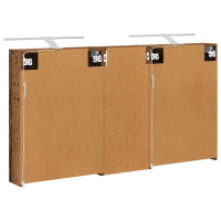 Produktbild för Badrumsskåpsset 3 pcs 130 x 14,5 x 70 cm Konstruerat trä
