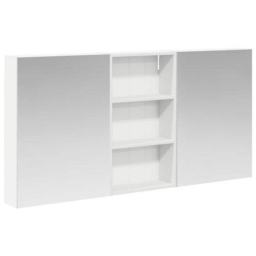 vidaXL Badrumsskåpsset 3 pcs 140 x 14,5 x 70 cm Konstruerat trä