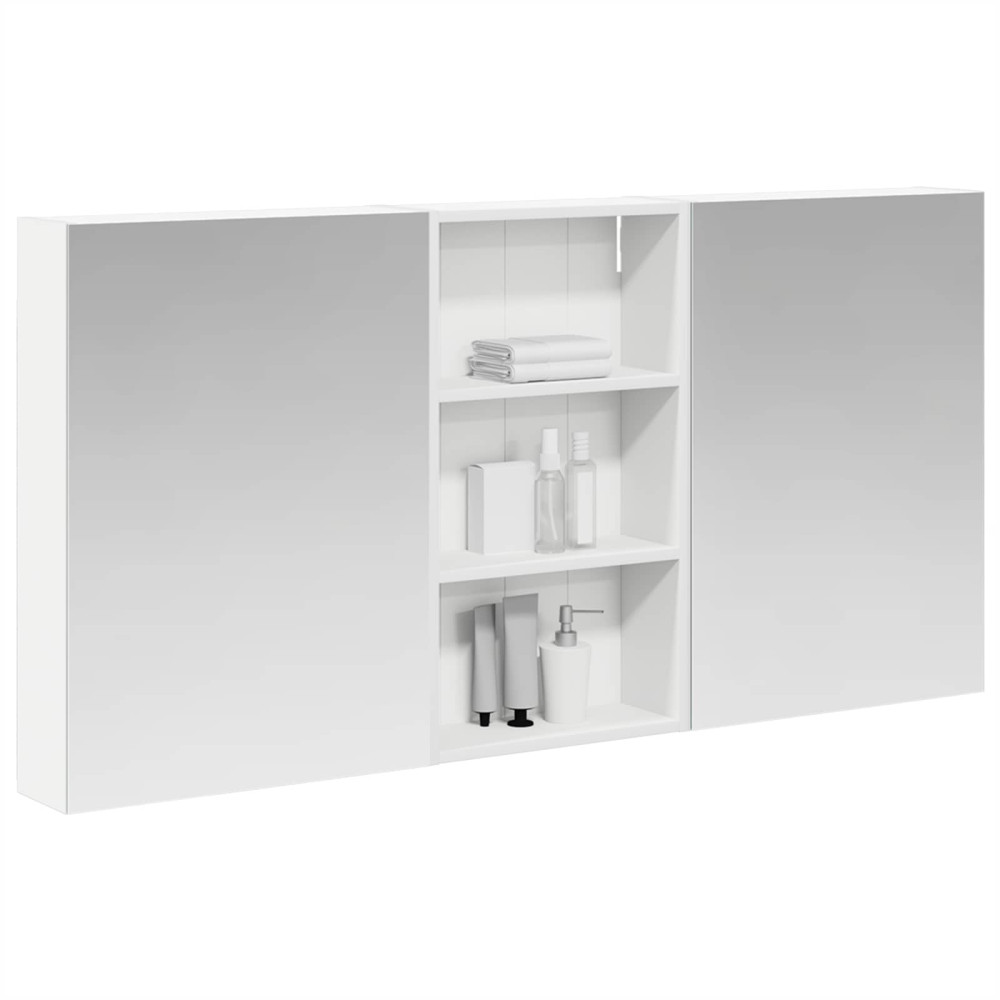 Produktbild för Badrumsskåpsset 3 pcs 140 x 14,5 x 70 cm Konstruerat trä