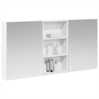 Produktbild för Badrumsskåpsset 3 pcs 140 x 14,5 x 70 cm Konstruerat trä